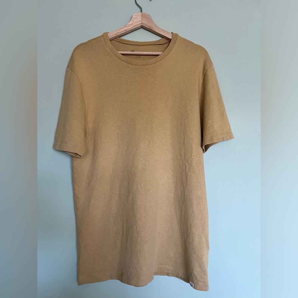 Madewell Men's Short Sleeve Tan Tee